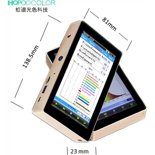 Light source colorimeter/LED Spectral Irradiance Colorimeter/Portable spectrometer/Illuminance meter ohsp-350