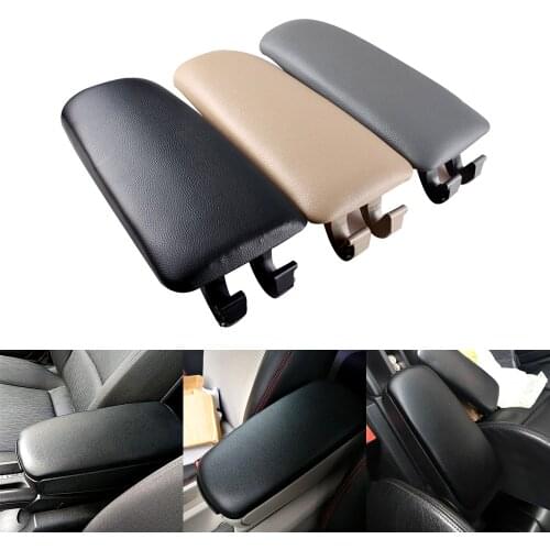 Leather Car Center Console Armrest Box Cover Auto Armrest Lid Cover Cap for Audi A4 B6 B7 C5 00-06 Interior Replacement Decal