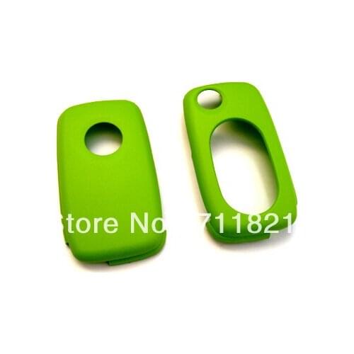 MK4 Oval Key Pad Remote Flip Key Cover Green For Volkswagen For VW