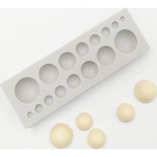 New Pearl Shape Fondant Cake Silicone Mold DIY Ball Shape Cake Decorating Tool Chocolate Mold Birthday Wedding Cakes Baking Mold