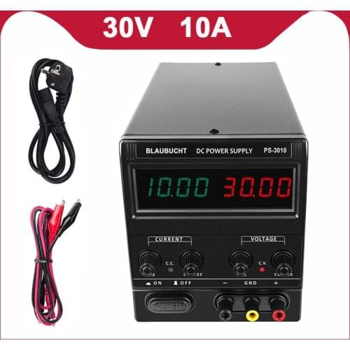 New 30V 10A DC Laboratory Adjust Switching power supply 0f Adjustable Power dc 30V 10A Laboratory Power feeding 120V 60V 48V 36V