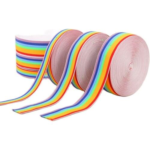 Clothing Seven Color Latex/Dual Stretch Elastic Rubber Band/Short skirt lace jacquard waistband elastic / rubber band