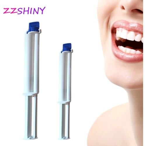 Professional Dual Syringe Teeth Whitening Gel 35% Hydrogen Peroxide Clinic Dentist Use Double Barrel Dental Bleaching Gel