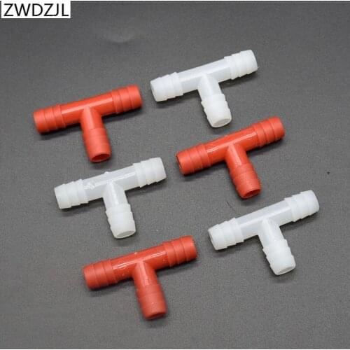 Garden irrigation 8mm tee barb Connector 8/11 Garden hose tees splitter 3/8 Drinking Fountain adapter 500pcs