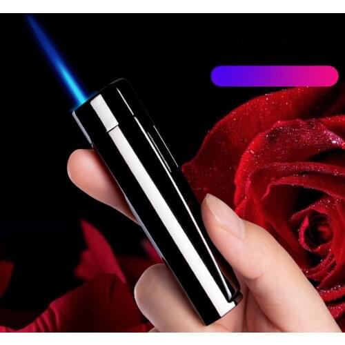 Lighter 1300C Blue Flame Gas Butane Jet Turbo Torch Lighter Smoking Accessories Windproof Cigar Cigarette Lighters Arc Lighters