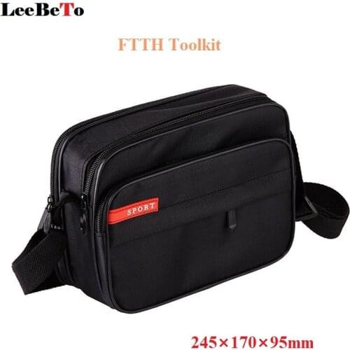Fiber Optic Connector Tool Bag FTTH Fiber Optic Tool kit Fiber Optic Communication Construction Package Cloth Package Backpack