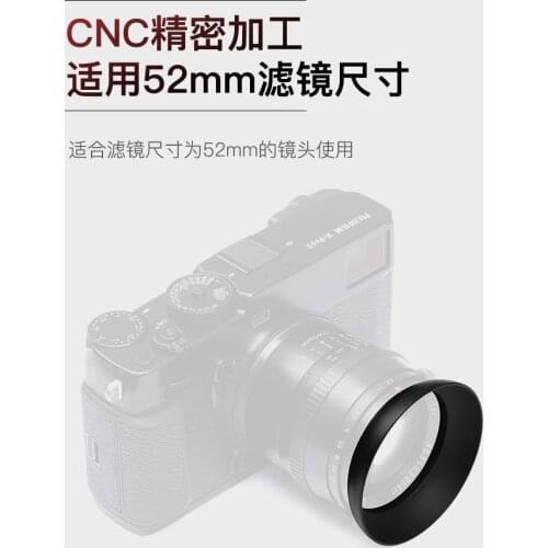 TTArtisan 52mm Camera Lens metal hood for TTArtisan 50mm F1.2