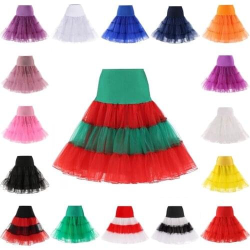 26" Vintage Short Wedding Petticoat 50s Retro Underskirt Swing Rockabilly Fancy Net Tutu Skirt Wedding Accessories