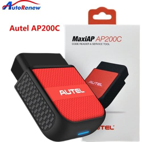 Autel AP200C Bluetooth-compatible OBD2 Scanner Automotivo Code Reader Full System Diagnostic Scanner Tool PK AP200 AP200M