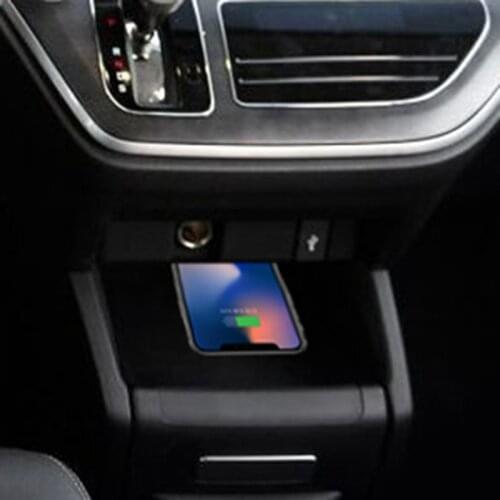15W fast car QI wireless charger QI phone charger charging case accessories for Honda Odyssey Elysion 2016 2017 2018 for iPhone