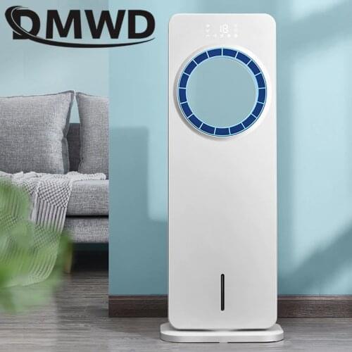 DMWD Air conditioning fan water-cooled chiller electric cooling Leafless fan remote timing cooler Humidifier air conditioner fan