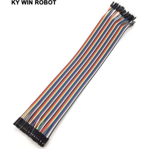 Dupont line 40pcs 30cm 2.54mm 1p-1p Pin Female to Male Color Breadboard Cable Jump Wire Jumper For Arduino