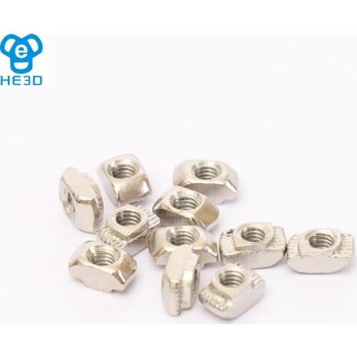 HE3D M4 T shape screw nut 3D printer part for 2020 series Aluminum Profile