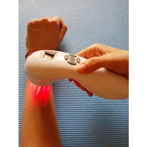 Cold Laser Therapy LLLT Portable Handy Cure Pulse Laser Pain Relief Wound Healing Relieve Pain Joint Physiotherapy Healthcare