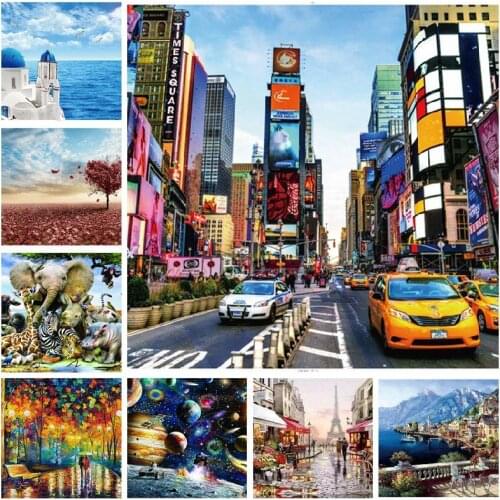 1000 Pcs Of Animal Oil Painting, Space Passenger Aegean Sea Landscape Oil Painting Adult Paper Jigsaw Puzzle Childrens Toy Gift