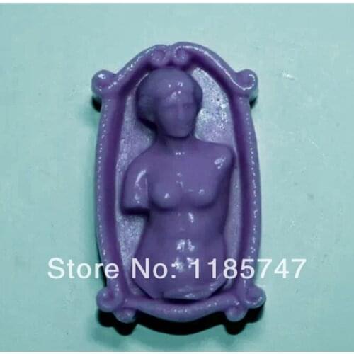 Free shipping classical human portrait handcrafted silicone soap mould,handmade soap silicone mold