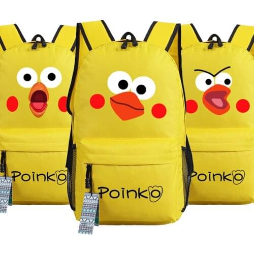 Cartoon Docomo Parrot Brother Poinko Point inko Chicken Backpack Bag Game Schoolbag Students Bag Cospaly Gifts