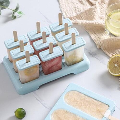 Reusable Removable Ice Cream Mold Food Grade Non-stick PVC Ice Pop Maker for Home
