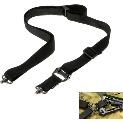 MS4 Bushcraft Tactical Military Mission Adjustable 2 Points Rifle Gun Sling Quick Detach QD Trap Belt Rope Hunt Accessory