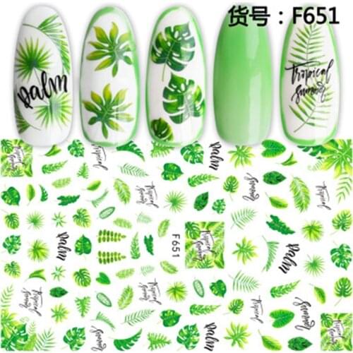 1pcs Nail Sticker Summer 3D Fruits Stickers for Nails Watermelon /Strawberry/ Lemon Design Adhesive Sliders Manicure Accessory