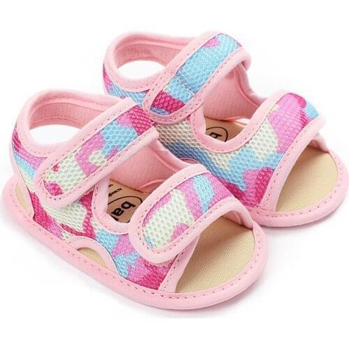 2021 New Baby Girls Sandals Shoes Camouflage Soft Sole Baby Boy Shoes Casual Baby Boy Shoes