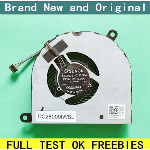 New laptop CPU cooling fan Cooler Notebook PC for Dell Latitude 5480 E5480 5490 E5490 E5491 EG50060S1-C320-S9A 0G5JG4