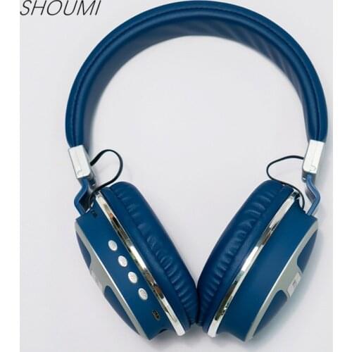 Wired and Wireless Headphones Hifi Stereo Bass with Microphone TF-card 3.5mm Bluetooth 5.0 Wireless Earphone Girls Love Gift H06