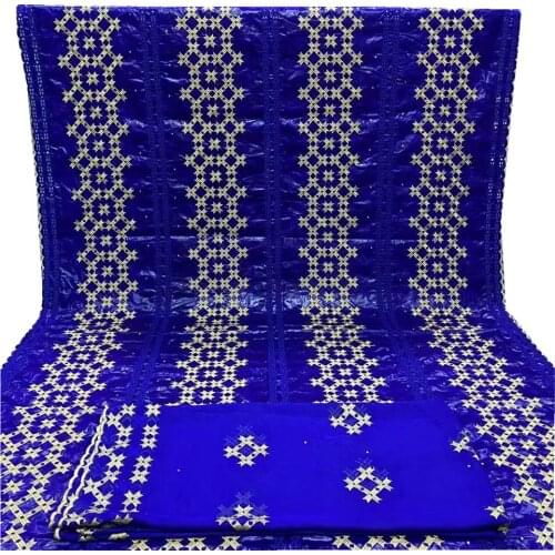SJ Lace 2021 New arrival African Bazin riche Fabric with Stones Embroidery French Basin Riche Nigerian Material L3-27