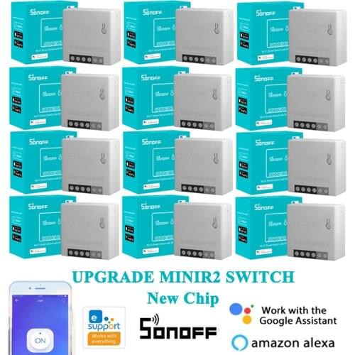 SONOFF Mini R2 Wifi DIY Smart Switch Two Way Wiring Smart Home for eWeLink APP Remote Control Work with Alexa Google Home Voice