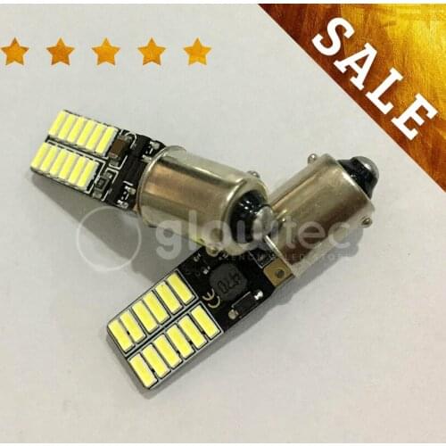 1pcs Super bright LED BA9S canbus no error 24 SMD 4014 car light 12V w5w auto cob clearance bulb door lamp GLOWTEC