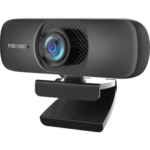 TISHRIC C60 Webcam 1080P Full HD USB Web Camera With Microphone for Computer web Cam Webcam for PC Mini Camera with Cover