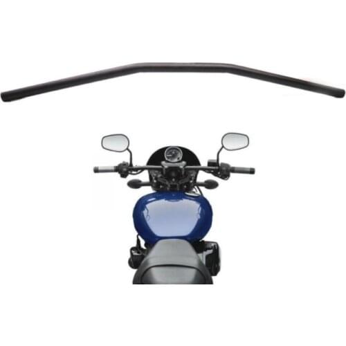 Universal Iron Matte Black 7/8" 22mm For Motorcycles Bikes Cruve Bend Drag Handlebar Cafe Racer Honda Yamaha Harley Suzuki