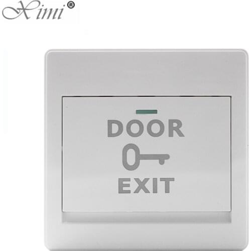 Mounted Door Exit Button with base Release Push Switch for access control systemc Electronic Door Lock RFID reader card