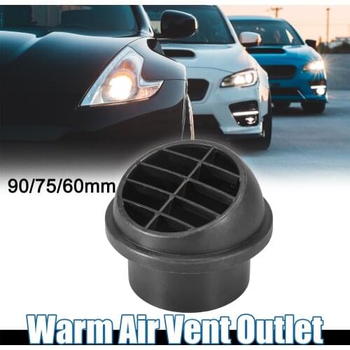 Uxcell 90mm 75mm 60mm Car Air Vent Outlet Heater Universal Air Conditioning Deflector Outlet Louvered for Yacht Auto Car
