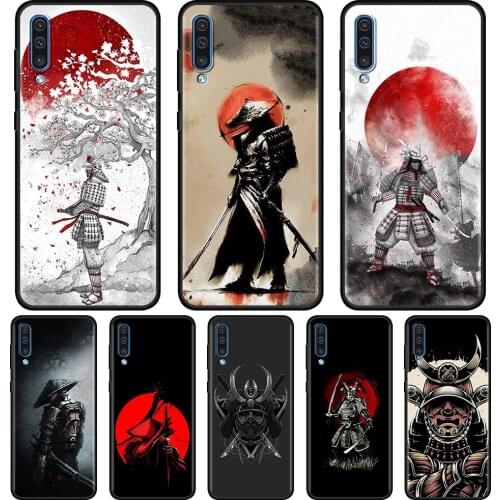 Japanese Samurai Art Case For Samsung Galaxy A50 A70 A10 A20e A30 A40 A20s A10s A10e A80 A90 A60 A30s TPU Shell Silicone Cover