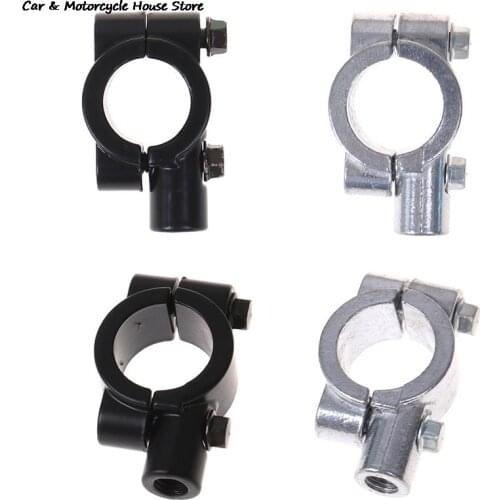 1Pc Motorcycle Handle Bar Mirror Mount Holder Rearview Handlebar Mirror Clamp