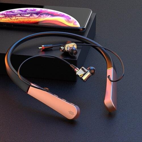 Fone Bluetooth Magnetic Sports Wireless Headphones HiFi Surround Stereo Earphones Bass Music Headset Changeable Line 6 Speakers