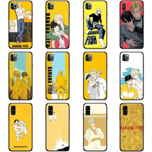 Banana Fish Phone Case for iPhone 11 12 pro XS MAX 8 7 6 6S Plus X 2020 XR mini