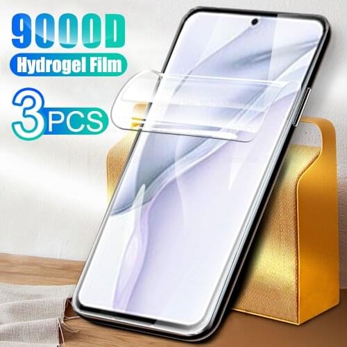 3pcs huaweip50pro hydrogel film for huawei p50 pro p50pro huaweii hauwei p 50 50pro glass protection screen protector film cover