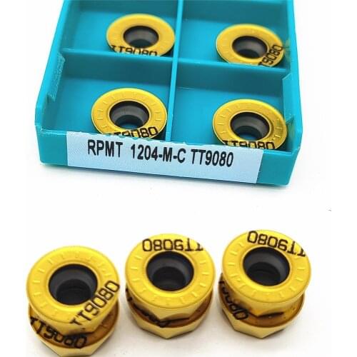 Tungsten Carbide RPMT1204M C TT9080 Carbide Tool Metal Turning Tools CNC Machine Tool Milling Tool Lathe Tool Metal Turning Tool