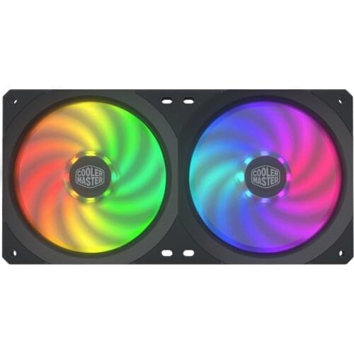 Cooler Master MasterFan SF240R ARGB 240x120x25mm 120mm Computer Case CPU Cooling fan PWM Silent with Addressable RGB Effect
