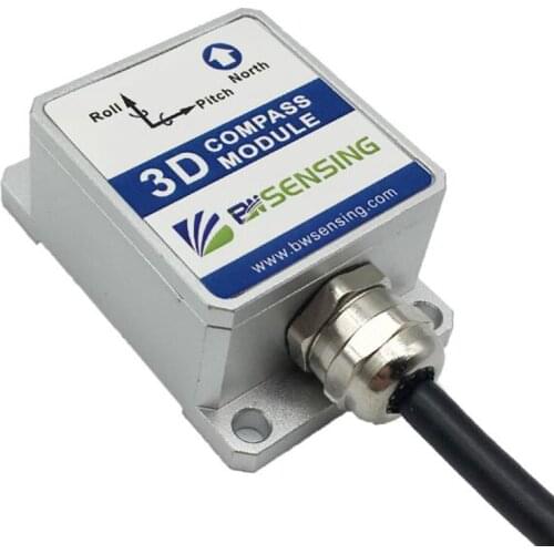 LEC315 LEC315-M Three Dimensional 3D Digital Magnetic Compass Heading Yaw Sensor RS232 RS485 TTL Output Hexadecimal or Modbus