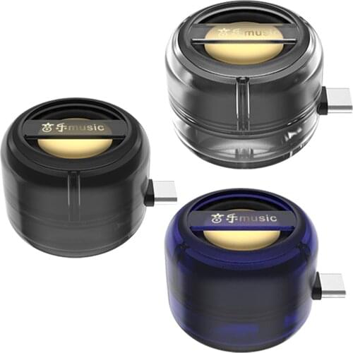 Type-C Mini Phone Speaker Plug in Rechargeable Plug And Play W/ Clear Bass Speaker for Cell Phone