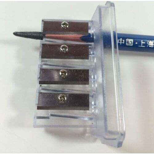 Multifunctional 4 Holes Charcoal Pencil Sharpener Long Core Lead Drawing Art Manual Sketching Drawing Supplies