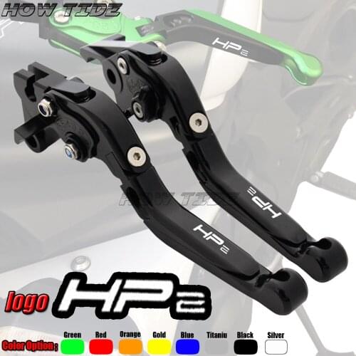 Motorcycle CNC Adjustable Foldable brake Clutch Levers for BMW HP2 SPORT 2008 2009 2010 2011 with Logo (HP2 SPORT)