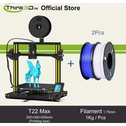 Think3dim 3D Printer Kit T22 Max Plus Size 300*300*250mm FDM 3d Printer High Precision 2 Rolls Filament Printer Impresora 3d