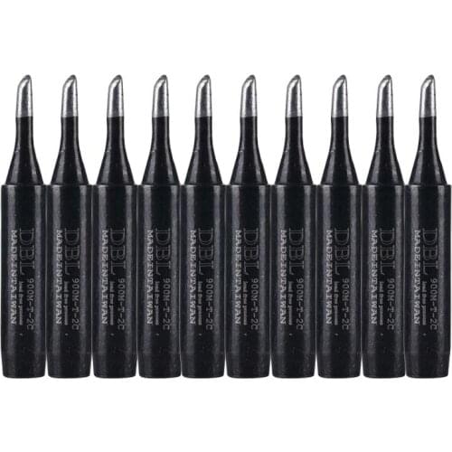 10pcs/lot 900M-T-2C Soldering Iron Tip Set Electric Soldering Iron Replacement Lead-free Welding Head BGA Soldering Rework Tools