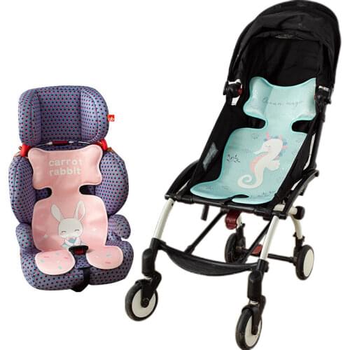 Summer Stroller Cooling Pad 3D Air Mesh Breathable Stroller Mat Mattress Latex Baby Car Seat Cover Cushion for Newborn 33x70CM