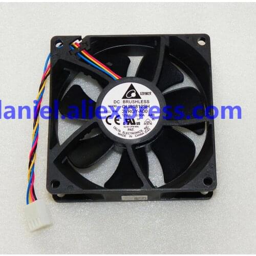 Original QUR0812SH 12V 0.50A 8025 8CM 4-pin PWM intelligent temperature control server fan