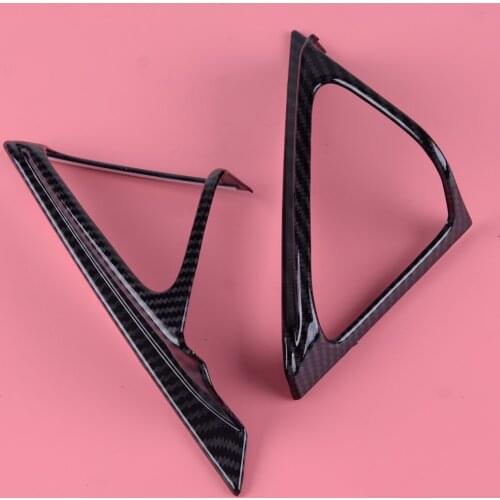 Easy Installation Carbon Fiber Door Front A Pillar Cover Trim Frame Fit For Honda Accord 2018 2019